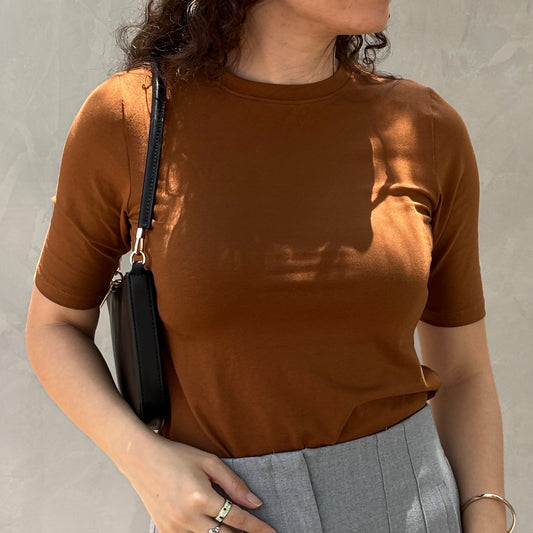 HALF SLEEVE CLOSED NECK POLO - WHITE