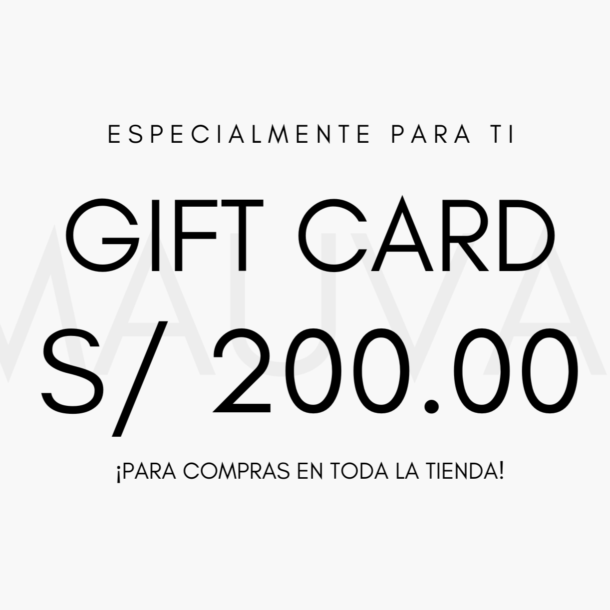 Gift Card MauVal