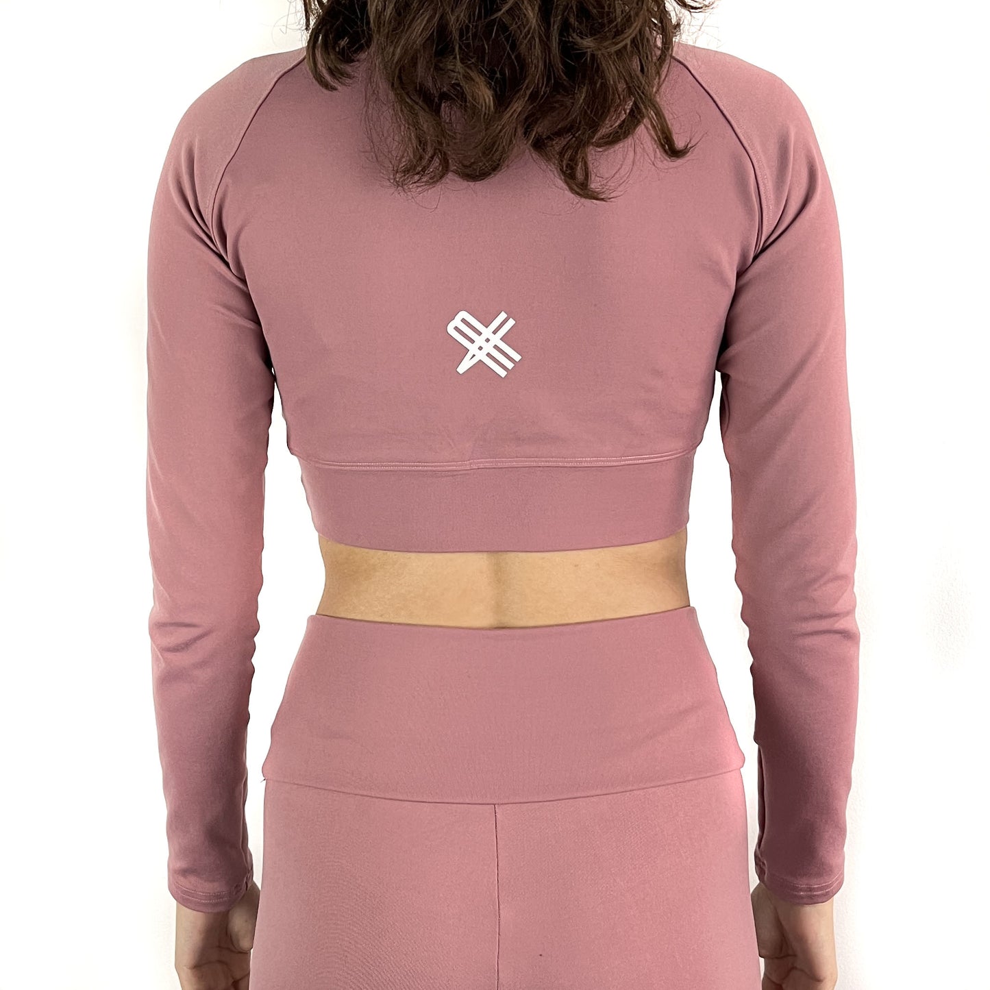 Pink Panther| Crop Top Manga Larga