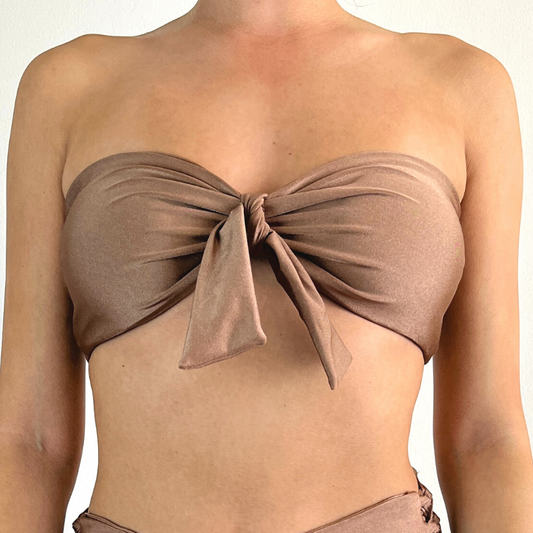 Chocolate Shine | Top Strapless