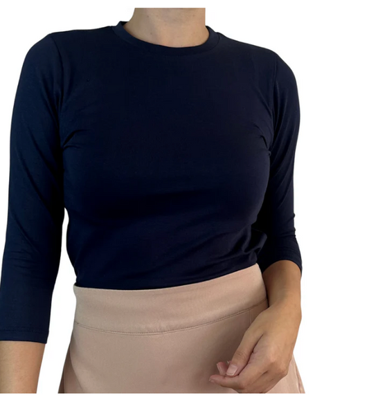 HALF SLEEVE CLOSED NECK POLO - WHITE