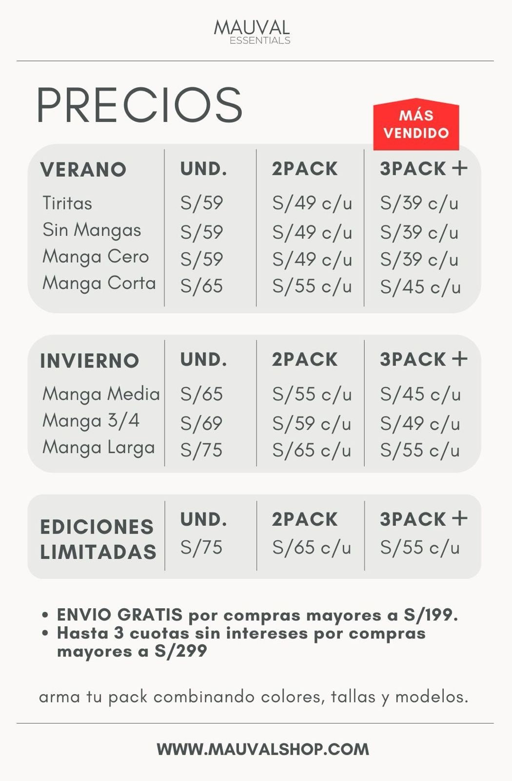 Manga Corta Cuello V 100% Algodón